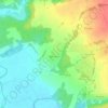 Топографическая карта Безводное, высота, рельеф
