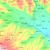 Топографическая карта 黑林河, высота, рельеф