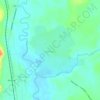 Топографическая карта Чембары, высота, рельеф