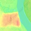 Топографическая карта Усть-Соплеск, высота, рельеф