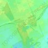 Топографическая карта Телези, высота, рельеф