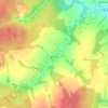 Топографическая карта Шахово, высота, рельеф