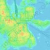 Топографическая карта Kilpikonna, высота, рельеф