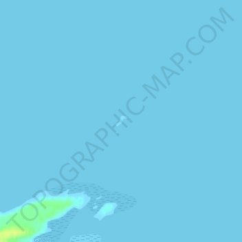 Топографическая карта Flat Rock, высота, рельеф