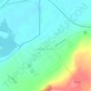 Топографическая карта Ильчимбетово, высота, рельеф