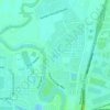 Топографическая карта Mossdale Landing Community Park, высота, рельеф