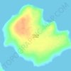 Топографическая карта Большой остров, высота, рельеф