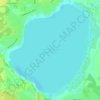 Топографическая карта озеро Большой Кременкуль, высота, рельеф