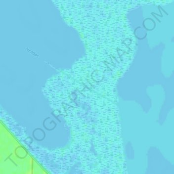 Топографическая карта Челбас, высота, рельеф