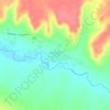 Топографическая карта Аксютино, высота, рельеф