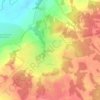 Топографическая карта Трубный, высота, рельеф