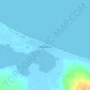 Топографическая карта Энурмино, высота, рельеф