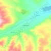 Топографическая карта Сармаково, высота, рельеф