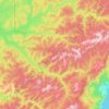 Топографическая карта Чанчур, высота, рельеф