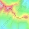 Топографическая карта Суганский хребет, высота, рельеф