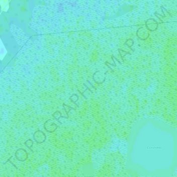 Топографическая карта Безрыбное, высота, рельеф