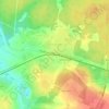 Топографическая карта Бужаниново, высота, рельеф