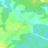 Топографическая карта Пекарёво, высота, рельеф
