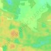 Топографическая карта Сенчуры, высота, рельеф