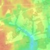 Топографическая карта Ючмер, высота, рельеф