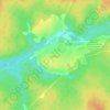 Топографическая карта Боровой, высота, рельеф