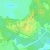Топографическая карта Терелесовский, высота, рельеф
