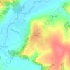 Топографическая карта Давыдково, высота, рельеф