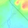 Топографическая карта Ошаганды, высота, рельеф