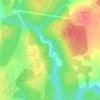 Топографическая карта Шомба, высота, рельеф
