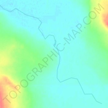 Топографическая карта Сагиз, высота, рельеф