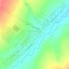 Топографическая карта Красный Остров, высота, рельеф