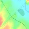 Топографическая карта Колычево, высота, рельеф
