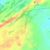 Топографическая карта Ново-Гурьевское, высота, рельеф