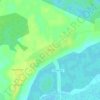 Топографическая карта Ульяново, высота, рельеф