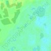Топографическая карта озеро Чистое, высота, рельеф