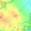 Топографическая карта Ненорово, высота, рельеф