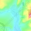 Топографическая карта Каракашлы, высота, рельеф