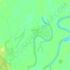 Топографическая карта Передергина, высота, рельеф
