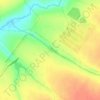 Топографическая карта Ягідна, высота, рельеф