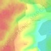 Топографическая карта Малое Сокерино, высота, рельеф