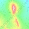 Топографическая карта 罗山国家级自然保护区, высота, рельеф