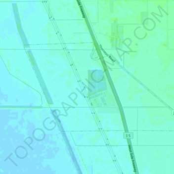 Топографическая карта Lodi, высота, рельеф