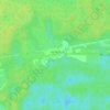 Топографическая карта Курганово, высота, рельеф