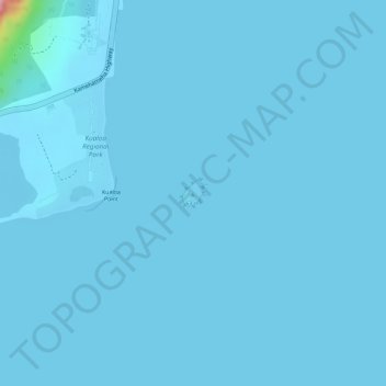 Топографическая карта Mokoliʻi, высота, рельеф