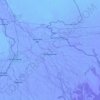 Топографическая карта Бузан, высота, рельеф