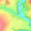 Топографическая карта Раскатиха, высота, рельеф
