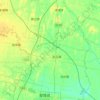 Топографическая карта 双洎河, высота, рельеф