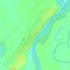 Топографическая карта Устье, высота, рельеф