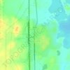 Топографическая карта Сарышаган, высота, рельеф