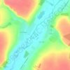 Топографическая карта Меша, высота, рельеф